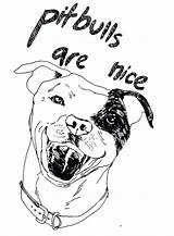 Coloring Pitbull Pages Dog Realistic Terrifying Getcolorings Printable Getdrawings Color Comments sketch template