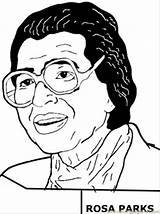Rosa Parks Coloring Pages History Printable Drawing Sheets African Month Famous Earhart Amelia American Color Printables Bus People Frederick Douglass sketch template