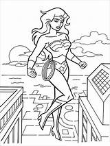 Wonder Coloring Pages Woman Recommended Printable Color sketch template