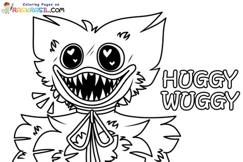 printable huggy wuggy coloring pages printable world holiday