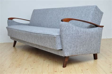 Vintage Danish Sofa Design New Upholstery Midcentury Loft Modern Teak