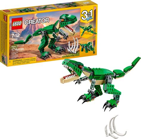 buy lego creator mighty dinosaur toy     model  rex