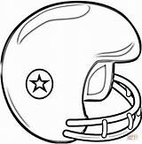 Helmet Football Coloring Pages Color sketch template
