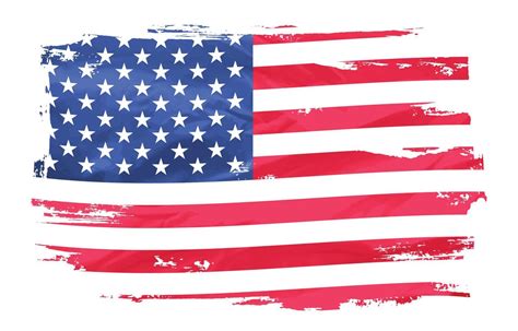 vintage  faded american flag  vector art  vecteezy