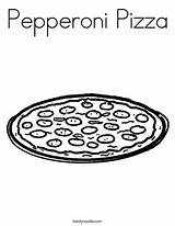 Coloring Pizza Pepperoni Favorites Login Add sketch template