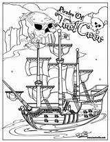 Pirate Coloring Bateau Colorear Barco Pirata Personnages Coloringhome Personajes Aimable Coloriages sketch template