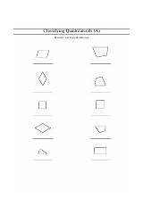 Classifying Quadrilaterals Worksheet Answer Key Pdf sketch template