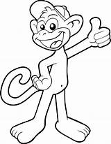 Colorear Rysunek Dzieci Monos Monitos Ausmalen Affe Monkeys Małpa Kolorowanka Supercoloring Kolorowanki Cartoni Druku Animati Scimmia Stampare sketch template
