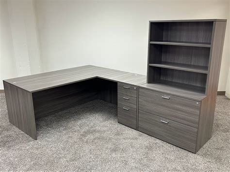 Affordable Office Rectangular L Desk 8 Baystate Office Furniture