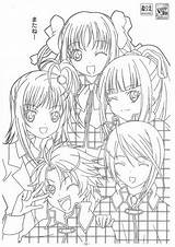 Shugo Chara Coloring Pages Amu Tadase Anime Nadeshiko Getdrawings Chibi Board Choose sketch template