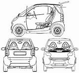 Smart Car Fortwo Blueprints 2005 Coupe Sketch Blueprint Roadster Cabrio Gif Paintingvalley Blueprintbox sketch template