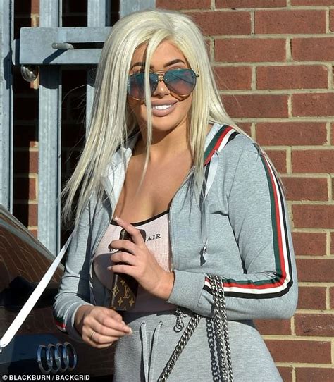 geordie shore s chloe ferry debuts a platinum blonde look as she shows