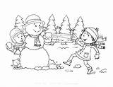 Coloring Winter Snowball Scene Fight Pages Kids Snowy Wonderland Printable Drawing Weather Color Print Snow Birds Getcolorings Season Getdrawings Cool sketch template