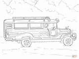 Jeepney Coloring Drawing Philippine Printable Van Supercoloring Pages Sketch Template Vans Credit Larger Paintingvalley Drawings Categories sketch template