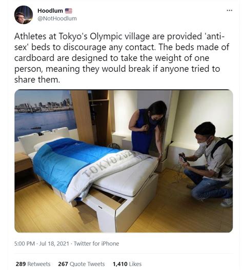 Cardboard Olympic Beds Are Not Intended To Be Anti Sex Misbar
