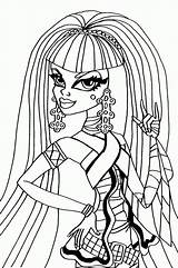 Coloring Cleo Pages Nile Monster High Baby Popular sketch template
