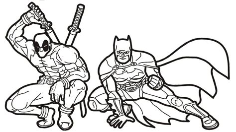 batman  spiderman coloring pages