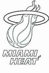 Coloring Pages Heat Bulls Basketball Chicago Miami Name Printable Logo Logos Nba Color College First Getcolorings Personalized Sheets Create Drawing sketch template