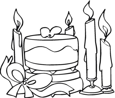 birthday cake coloring pages  coloring pages