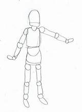 Drawing Mannequin sketch template