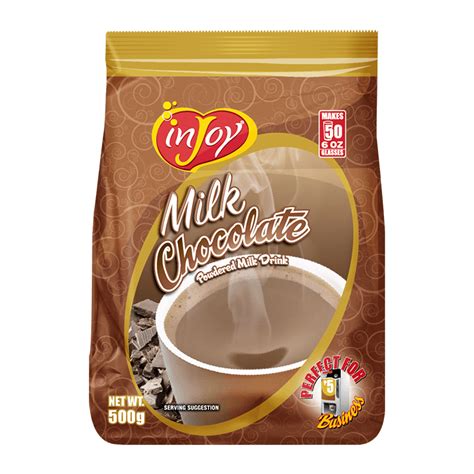 milk chocolate powder drink  injoy