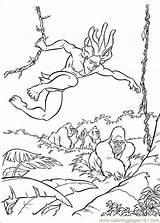 Tarzan Coloring Pages Disney Printable Coloriage Color Jane Book Colorier Cartoon Colouring Kids Movie Sheets Cartoons Dessin Imprimer Online Info sketch template