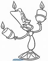 Beast Beauty Lumiere Coloring Pages Disney Drawing Characters Printable Color Clip Cogsworth Potts Duster Mrs Feather Cartoon Chip Projects Disneyclips sketch template