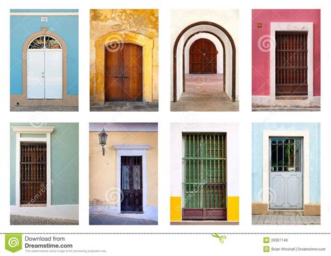 doors  windows  puerto rico stock images  windows doors