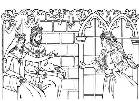 king  queen coloring pages family story  king queen