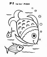 Fish Pages Coloring Color Kids Printable sketch template