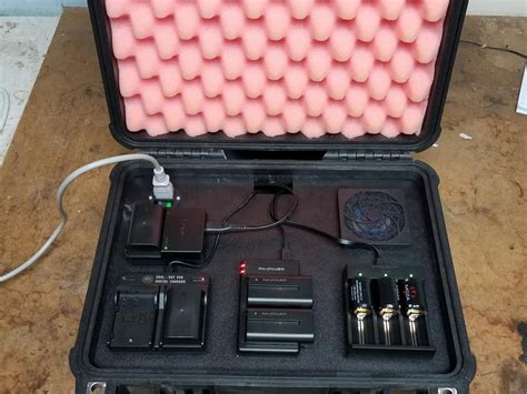 battery charging box     pelican case videography
