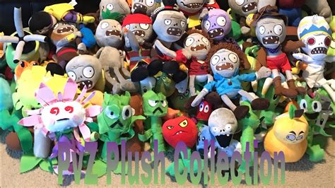plants  zombies plush collection youtube