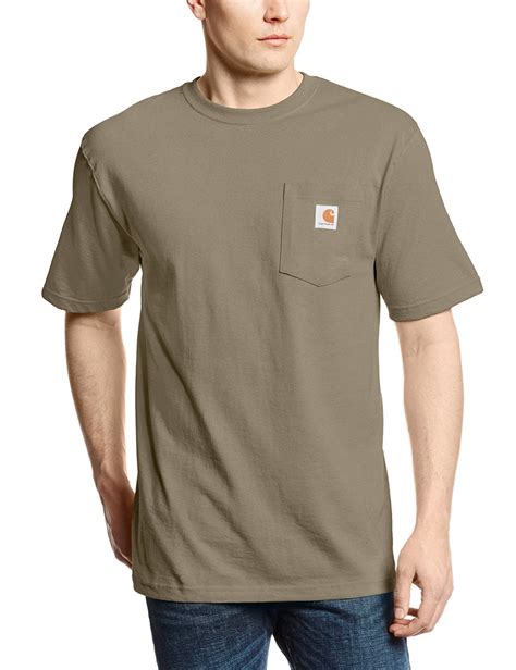 carhartt carhartt mens workwear pocket ss  shirt walmartcom