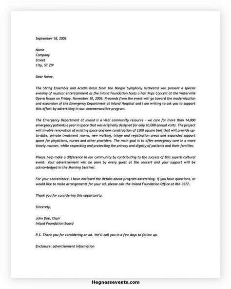 donation letter request greatly    template hennessy
