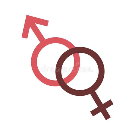 Set Of Sexual Orientation Gender Or Male Female Symbols Stroke Stock