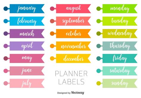 planner stickers svg  images  svg files silhouette