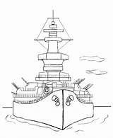 Coloring Battleship Pages Boats Warship Drawing Colouring Arms Coat Para Ships Colorir Bismarck Getdrawings Desenhos Vehicles Library Meios Maritimo Gif sketch template