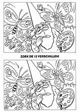 Zoek Verschillen Kleurplaten Puzzles Tanja Fehler Suchen Werkbladen sketch template