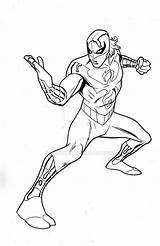 Iron Spider Coloring Pages Linear Print Printable sketch template