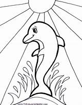 Dolphin Coloring Pages Dolphins Printable Baby Print Miami Color Realistic Kids Mermaid Colouring Cute Getdrawings Girls Animal Getcolorings Drawing Sheet sketch template