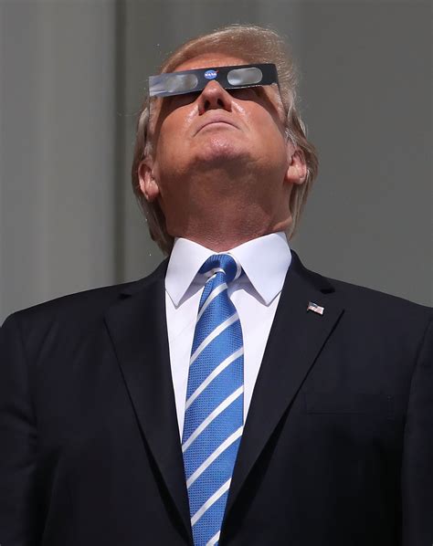 president trump melania barron view eclipse heavycom