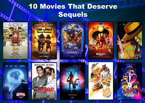 top  movies  deserve sequels possibly  harrisondl  deviantart