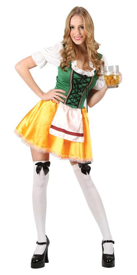 sexy german beer girl oktoberfest fancy dress bavarian waitress costume