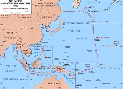 Map Of World War 2 Pacific