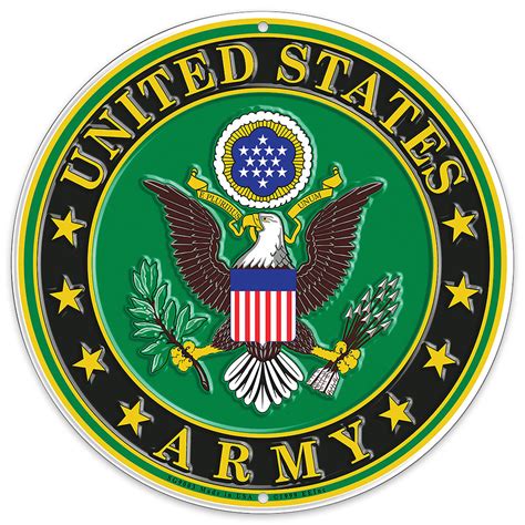 army logo   aluminum sign chkadelscom survival