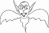 Vampire Coloring Pages Bat Printable Color Kids Vampires Diaries Template Sheet Animals Print Bestcoloringpagesforkids Comments Animal sketch template