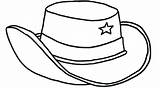 Hat Coloring Cowboy Pages Police Drawing Cowgirl Badge Sheriff Coloing Clipart Easy Kids Cliparts Getcolorings Getdrawings Color Clip Library Clipartmag sketch template