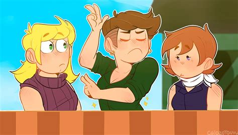 Um I M Sorry But Is Joan Looking At Her Chest Eddsworld Comics
