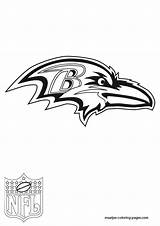 Coloring Baltimore Pages Ravens Nfl Logo Browser Window Print 01kb sketch template