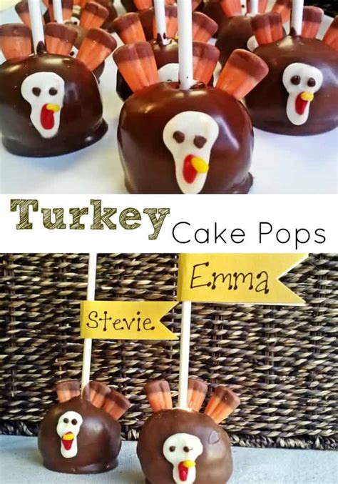 Turkey Cake Pops For Thanksgiving A Turtle S Life For Me